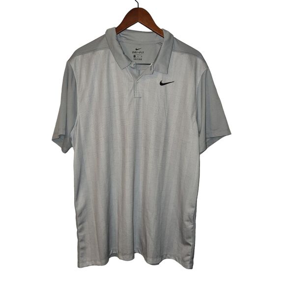 Nike Golf Dri-FIT‎ Gray Performance Polo Men's Size XL - Picture 1 of 8